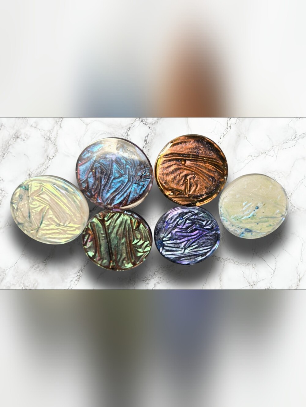 Iridescent Coasters - Multi Color